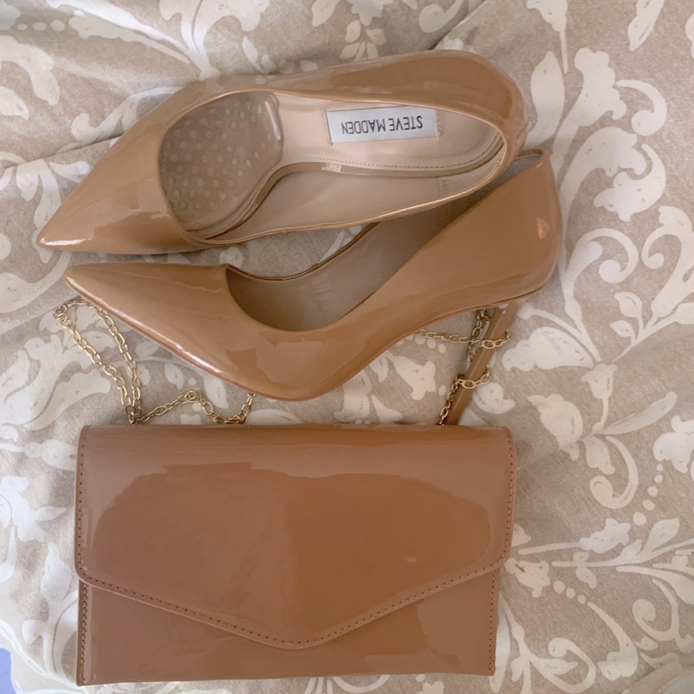 Steve Madden heels and bag set